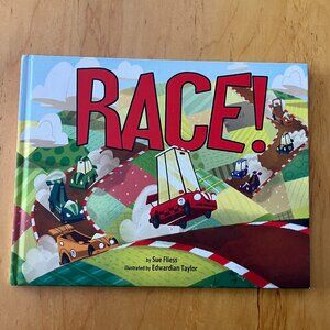 Race ! Hardcover Children's Picture Book by Sue Fliess - MINT CONDITION